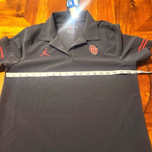 Air Jordan Nike OU Oklahoma Sooners On Field Apparel Short Sleeve Dri-Fit Shirt - Picture 6 of 12